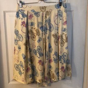Lularoe madison printed skirt-size M